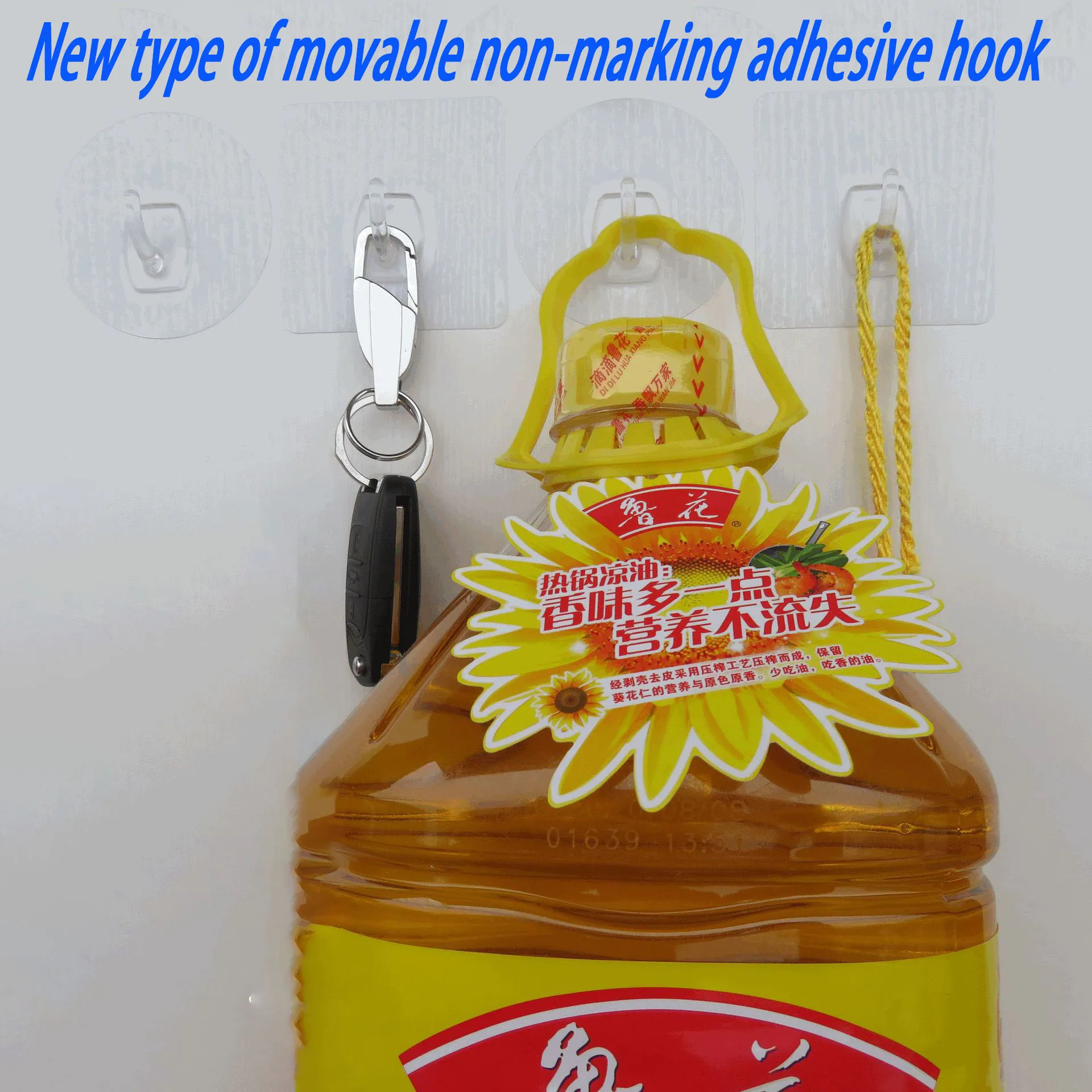 Aoniu Traceless Removable Glue Crystal Plastic Washable Repeated Use of Tree Fork Stick Novelty Hooks Electrostatic Paste