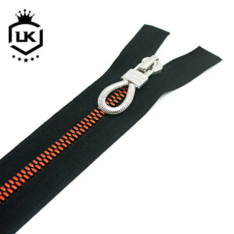 Lanke Electroplated Teeth Polyester Thick Tape Roll Zipper Roll Can Customize Zip Teeth and Tape Colors