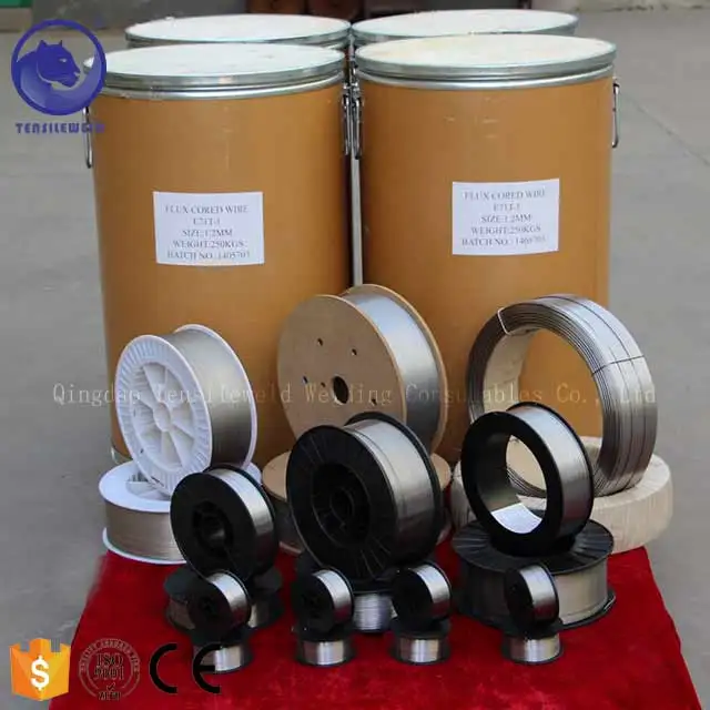 Флюсовая проволока e71t-gs наплавки Производственная линия 1 co2 газовый катушка флюсовая сварочная