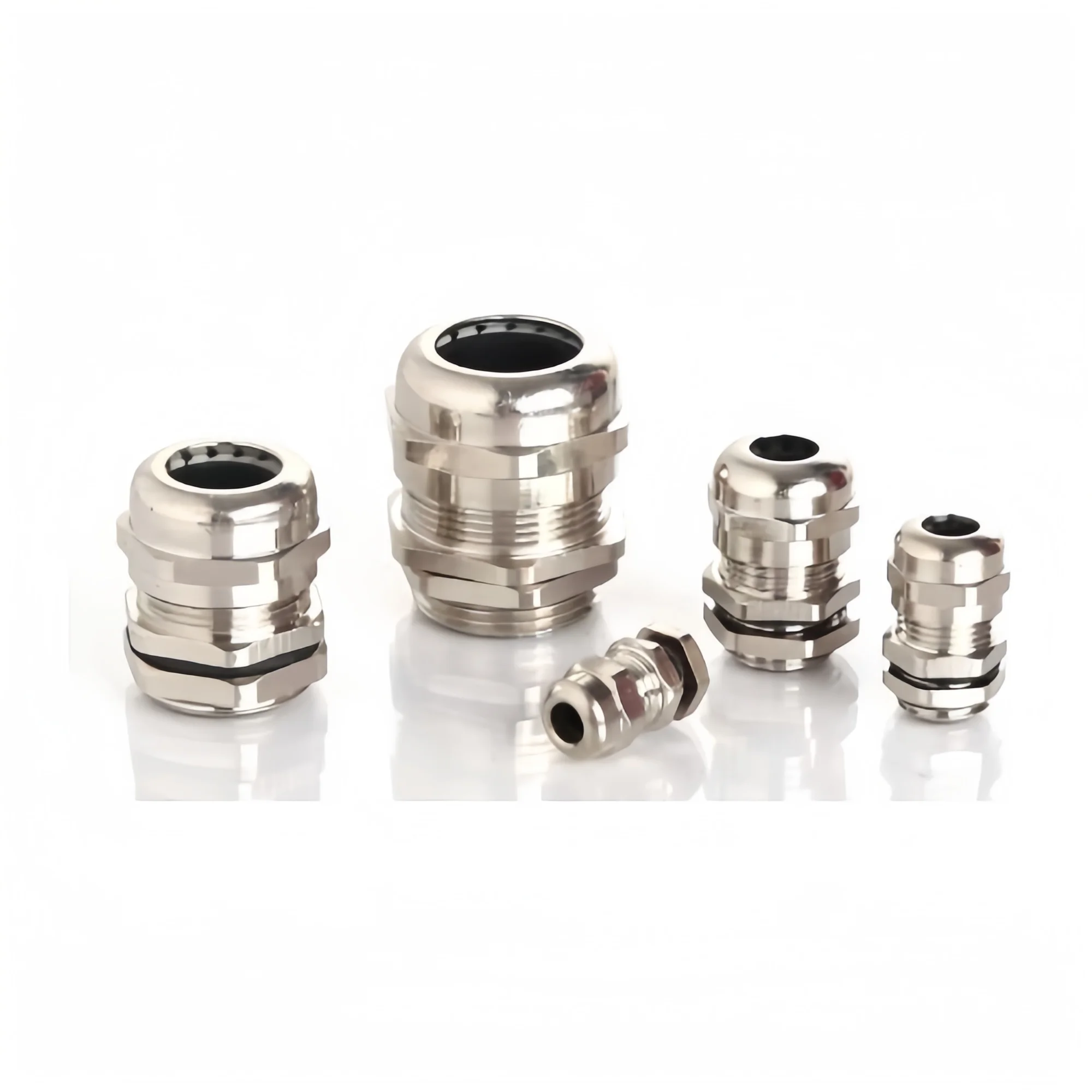 ATEX Warehouse IP66 Explosion Proof Cable Connector SUS304 Plastic Brass Nickel Plated M20 M25 Customizable