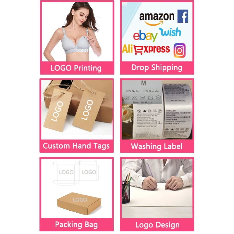 Yinkaiya Wholesale Sexy Comfortable Thin Cup Maternity Front Open Nursing Feeding Bras for Breastfeeding
