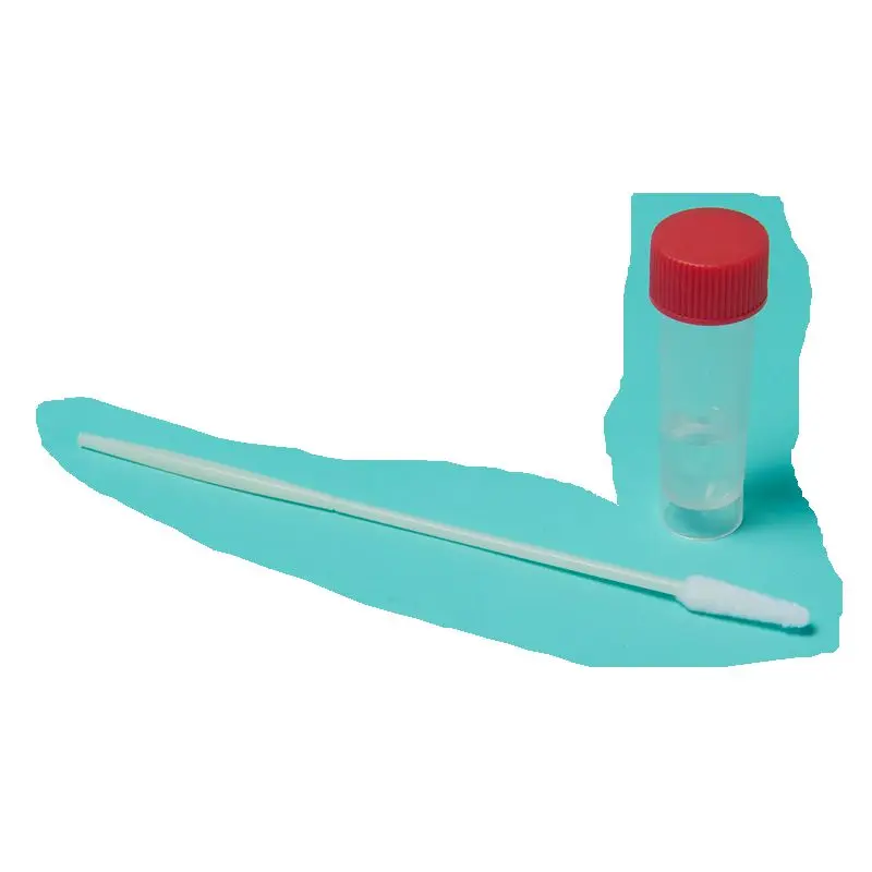 
medical disposable non invasive gynecological exam cytology dna test sterile HPV test cervical swab nylon flocked swab kit 