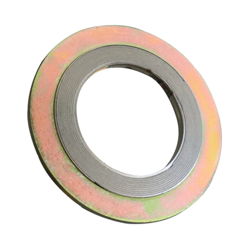 Industrial Spiral Wound Gasket with Inner and Outer Reinforced Ring Stainless Steel Expanded PTFE M5 M10 Seal