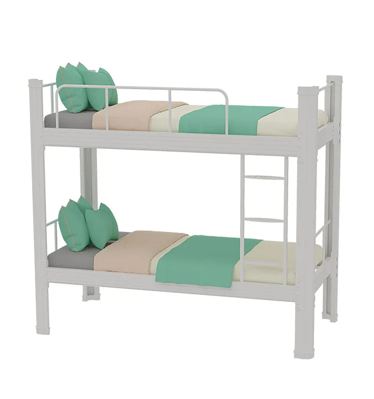 Bunk double bed adult metal bed frame double metal hotel beds literas estilo tubo de acero camaliteras metalicas baratas