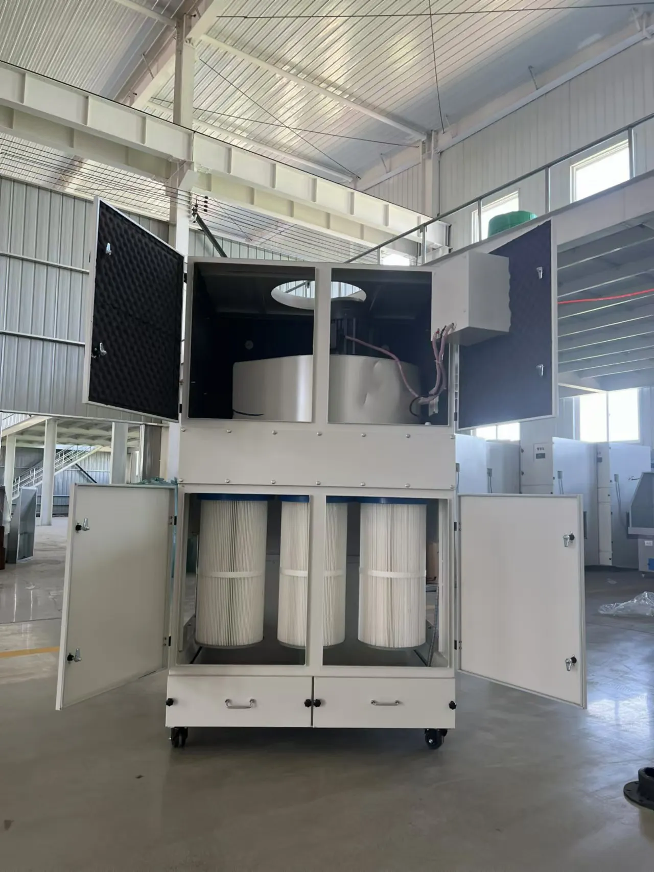 Hot Selling Indoor Welding Filter Element Dust Collector Smoke Purifier Manufacturing Plants New Condition Pump Motor Engine