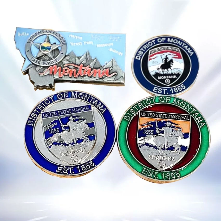 Free Sample Customized Challenge Coin Manufacturer Soft Enamel Coin with Offset Details Fire logo Coins