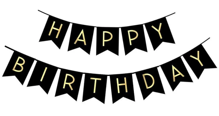 Colorful Happy Birthday Banner Blue Happy Birthday Banner Birthday Banner Decoration DIY Party Decoration Party Supplies