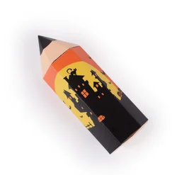 Color Printing Packaging Box Pencil Candy Gift Box Halloween Cartoon Candy Box