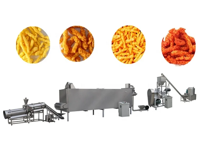 Kurkure делая машину Cheetos оборудование для обработки завитков сыра