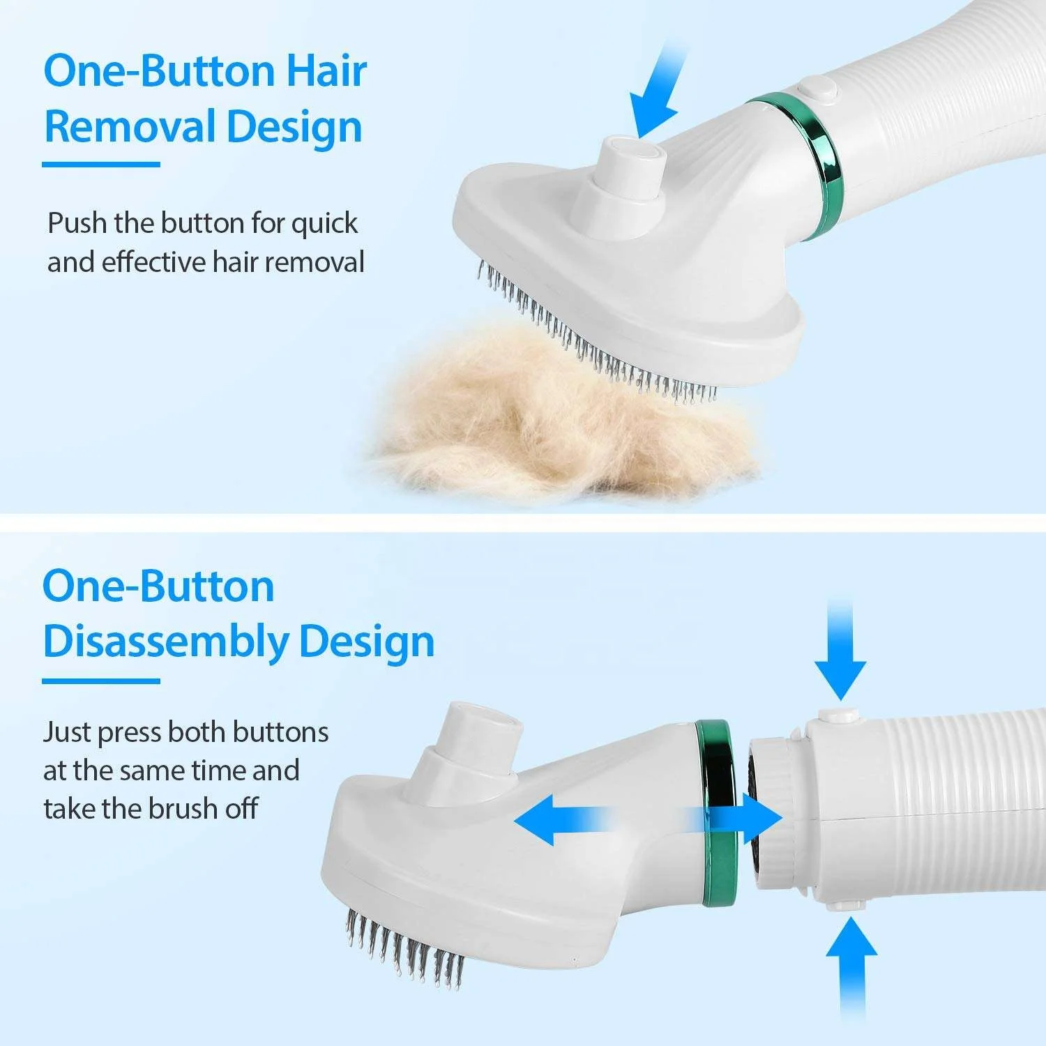 Pet Palmtop Grooming Hair Comb Manufacturer 5 in 1 Electrical Pet Hair Dryers for Cats and Dogs