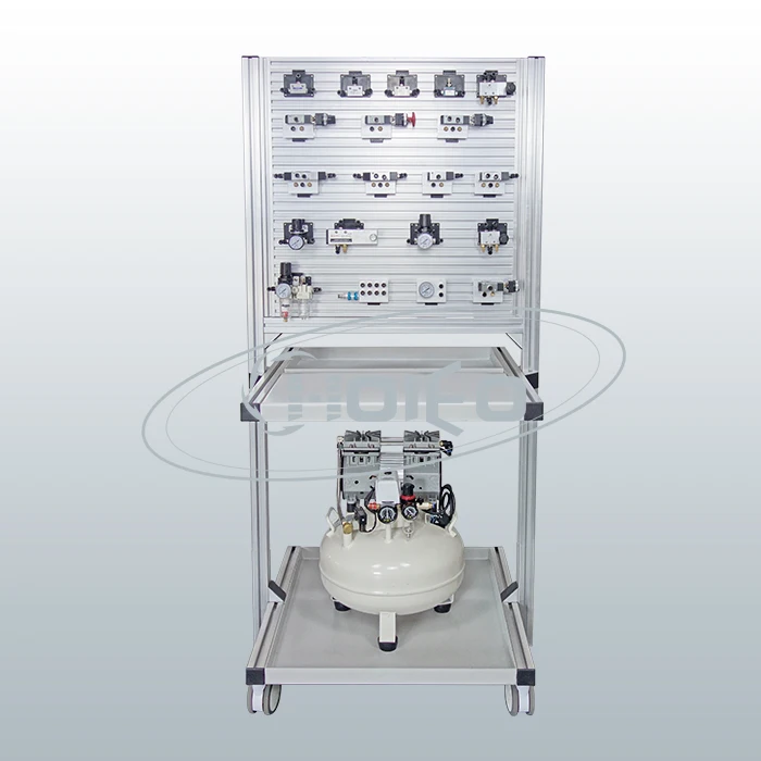 CFP-102 Advanced Pneumatics Trainer (Double Sided) vocational Pneumatic teaching workbench  Pneumatic training equipment