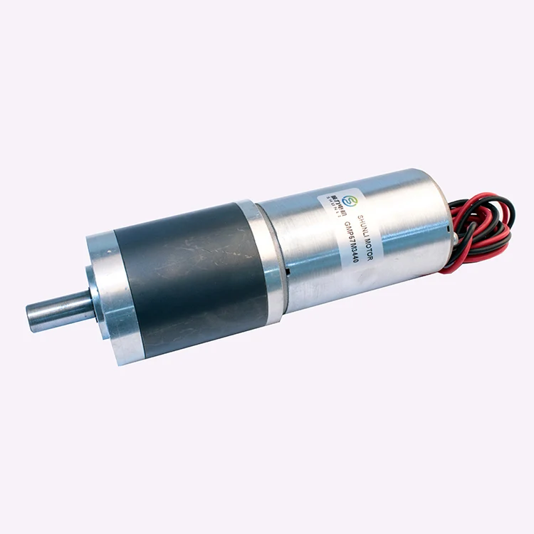 High torque big size diameter 57mm planetary gearbox with 12v 24v length 95mm coaxial pmdc motor for concrete mixer