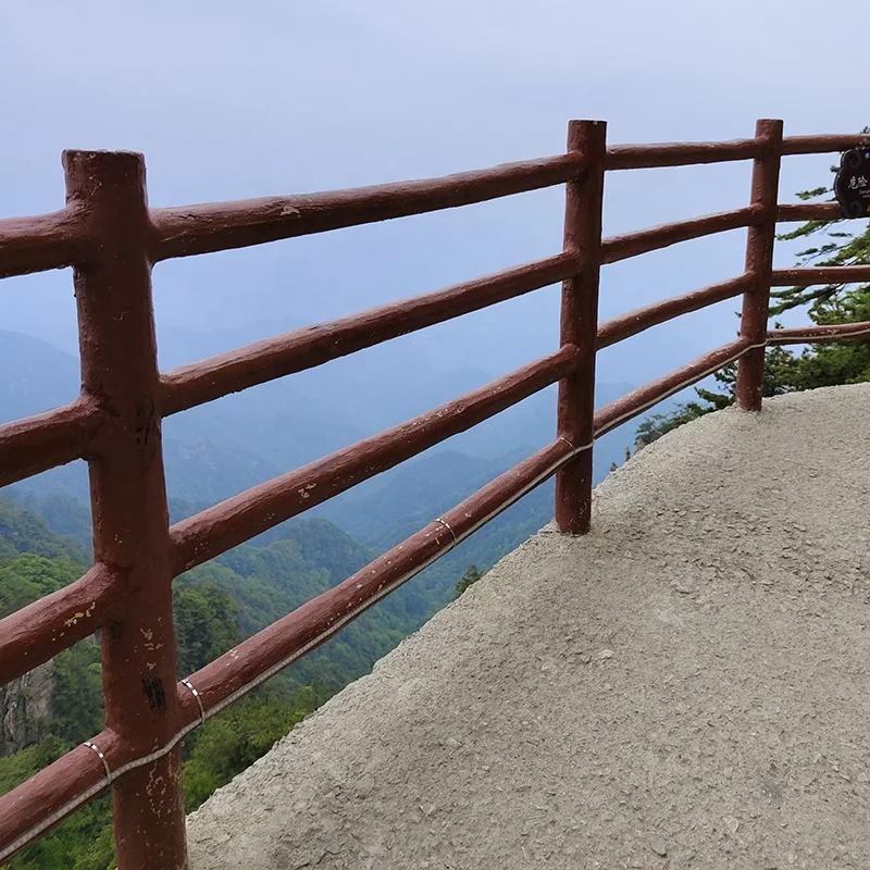 Cement Fence Post Plastic Molds Special-Shaped Scenic Area Garden River Park Outdoor Production on Spot Concrete Fence Mold