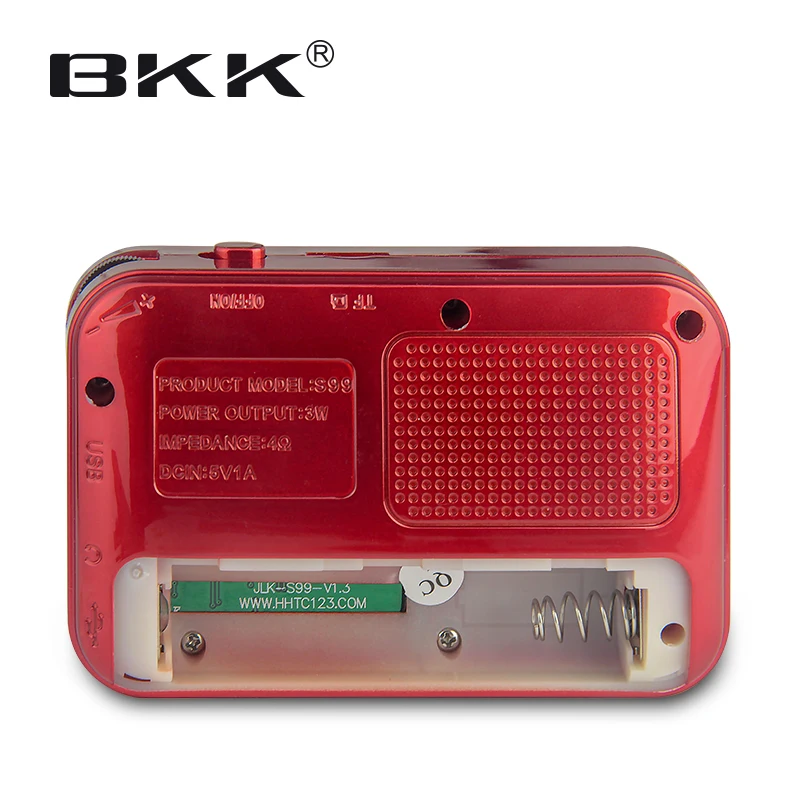 Bluetooth FM Radio Speaker with  TF card Music box (S99)