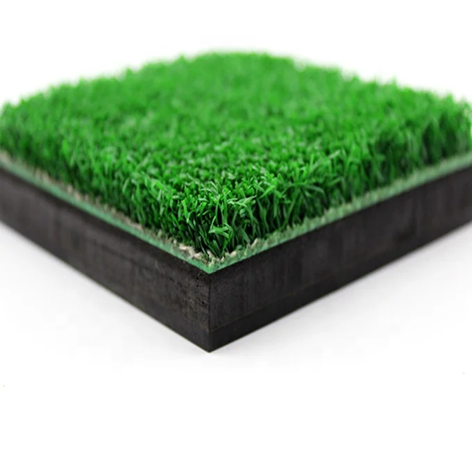 EVA hard rubber backing golf field used synthetic grass golf hitting mat