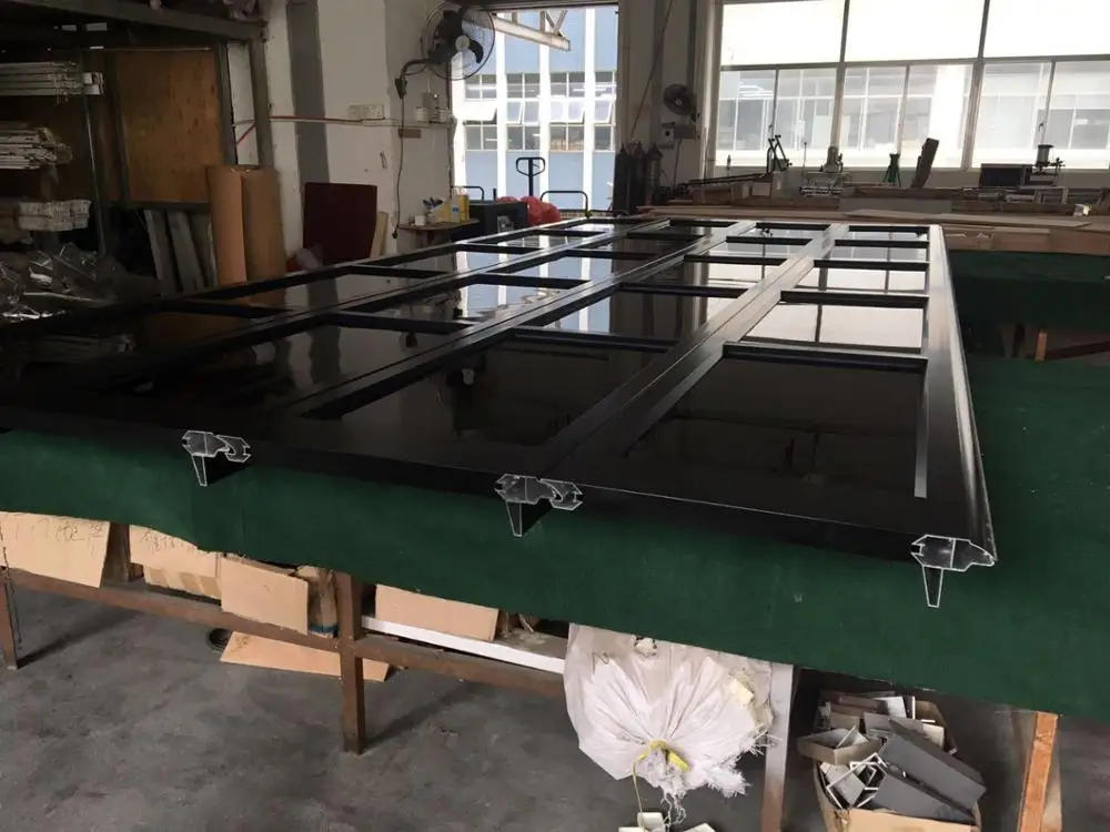 Residential Automatic Superlift Fire Rated Sectional Customized Glass Garage Door Competitive Price