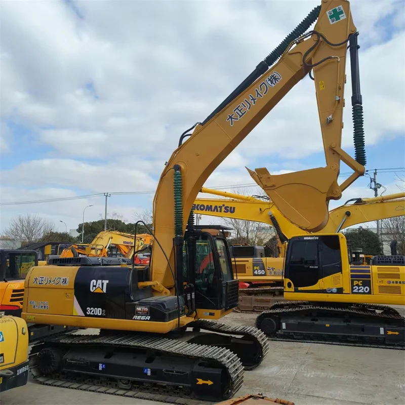 Оригинальный японский подержанный экскаватор Cat320D машина Caterpillar CAT320 20 тонн строительное тяжелое оборудование для