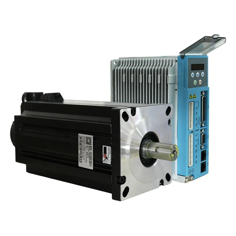 130J12250EC-2500+3HSS2208H-130 Customized 3 phase 6.8A closed loop stepper drive motor close loop hybrid set