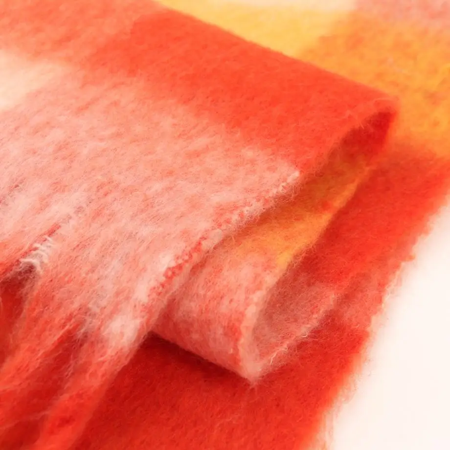 Customize Winter Soft Scarf for Women Fashion Warm Neck Scarves Shawl Ladies Plaid Tassel Scarf