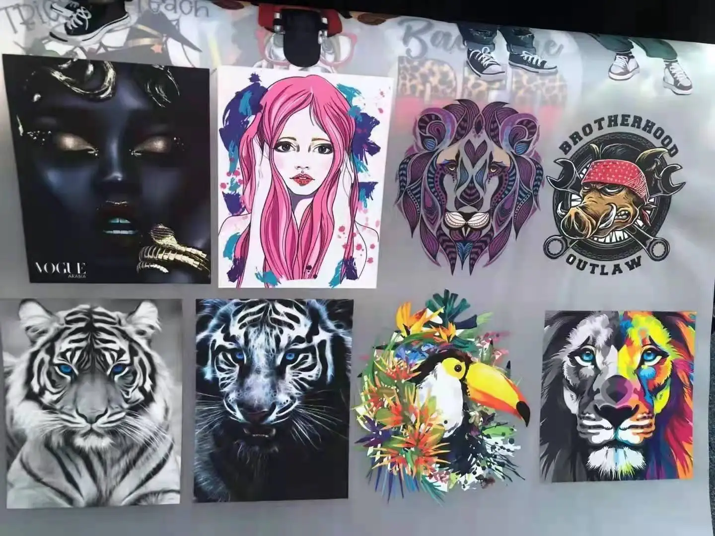 Textile T-Shirt 30 / 60 / 90cm*100m Transparent DTF Printer PET Transfer DTF Film Roll