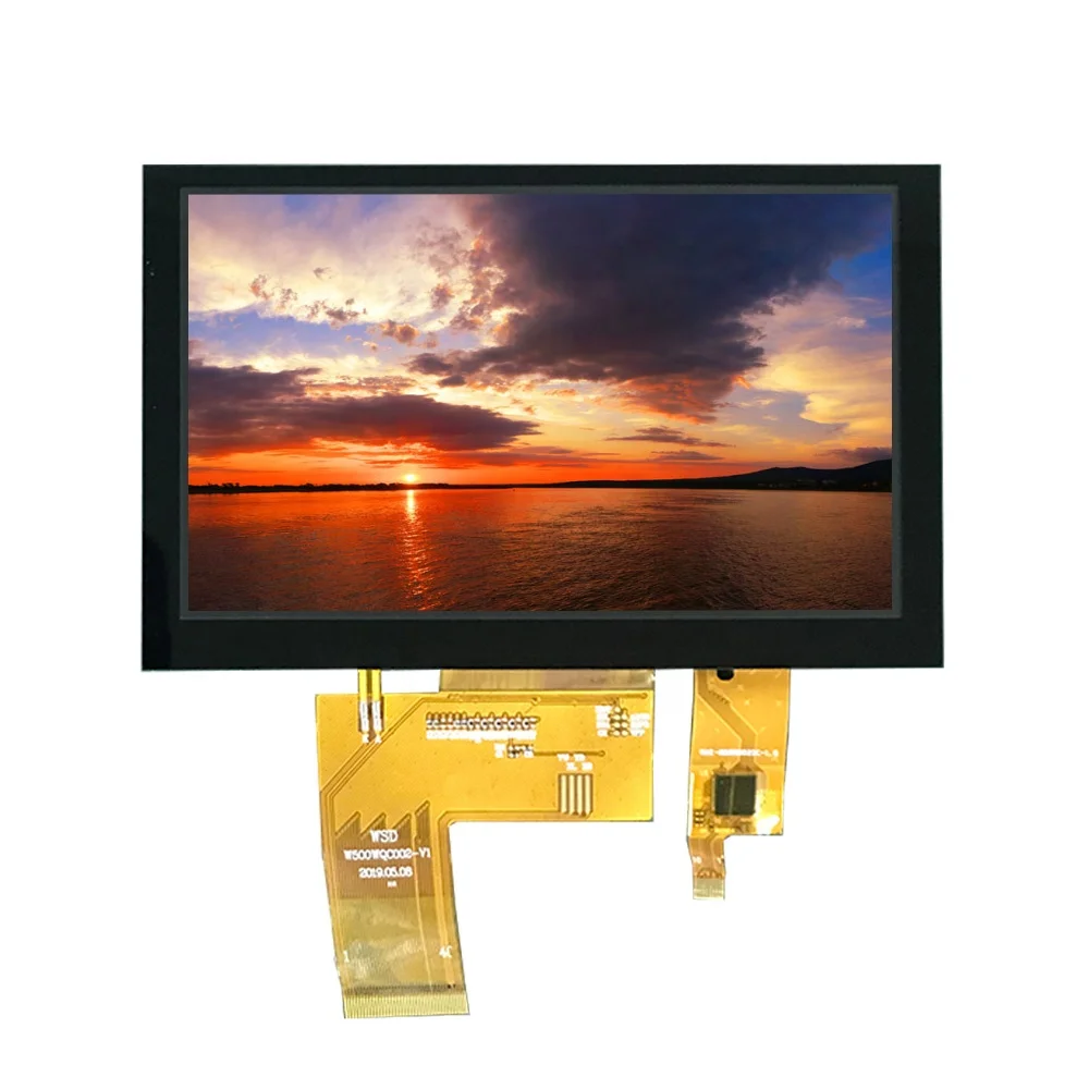 5-дюймовый IPS TFT ЖК-дисплей 800*480 разрешение RGB интерфейс ST7262 Привод IC tft с CTP