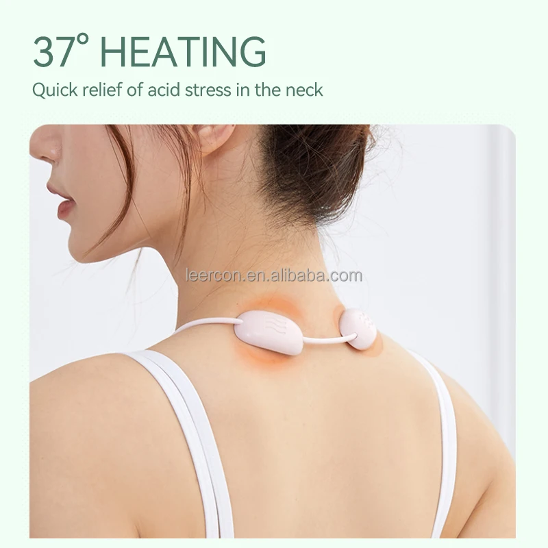 LEERCON 2023 Custozation Wireless New  Relieve Cervical Spine Acupuncture Smart Electric Pulse Neck Massager