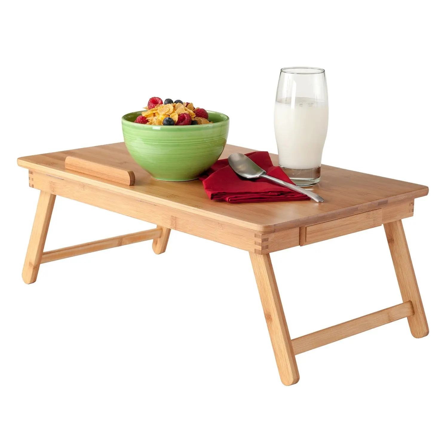 Bamboo bedroom laptop computer lap desk table breakfast table