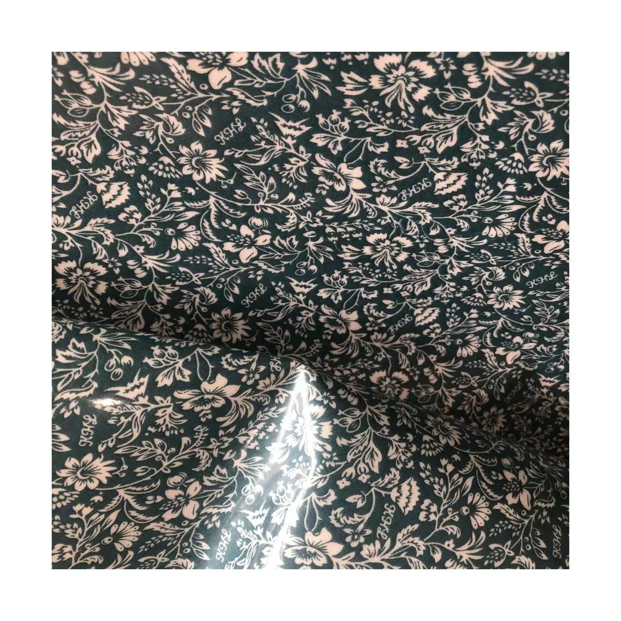 Customized print  waterproof 100% cotton fabric with TPE coated for tablecloth