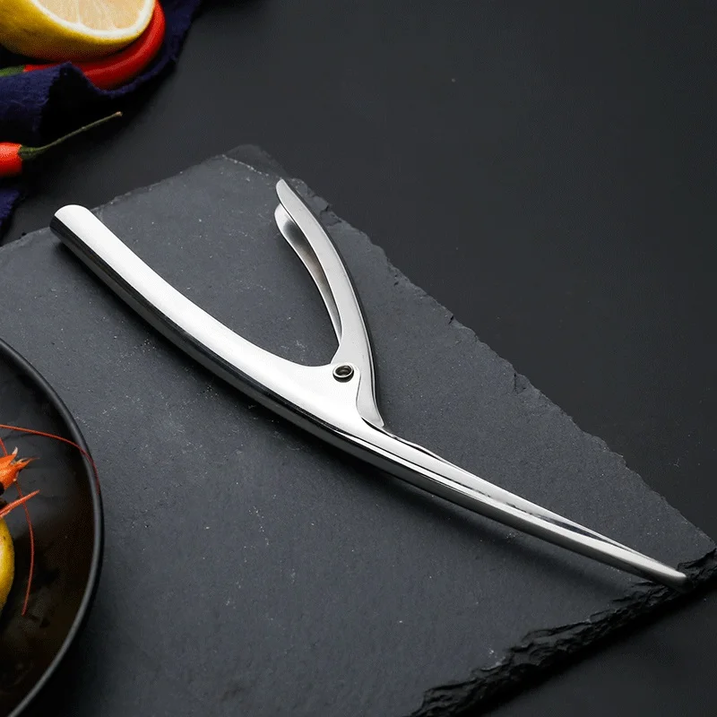 New Style 304 Stainless Steel  Shrimp Peeling Easy Seafood kitchen tool