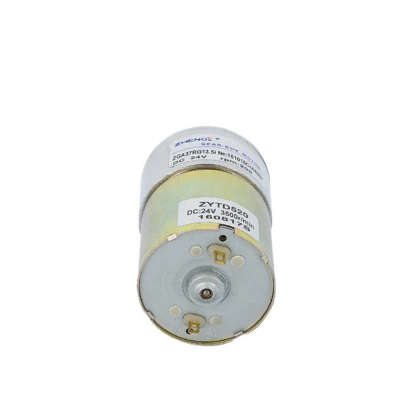 ZHENGKE DC GEARED MOTOR ZGA32RO 12V 24V HIGH TORUQE LOW NOISE