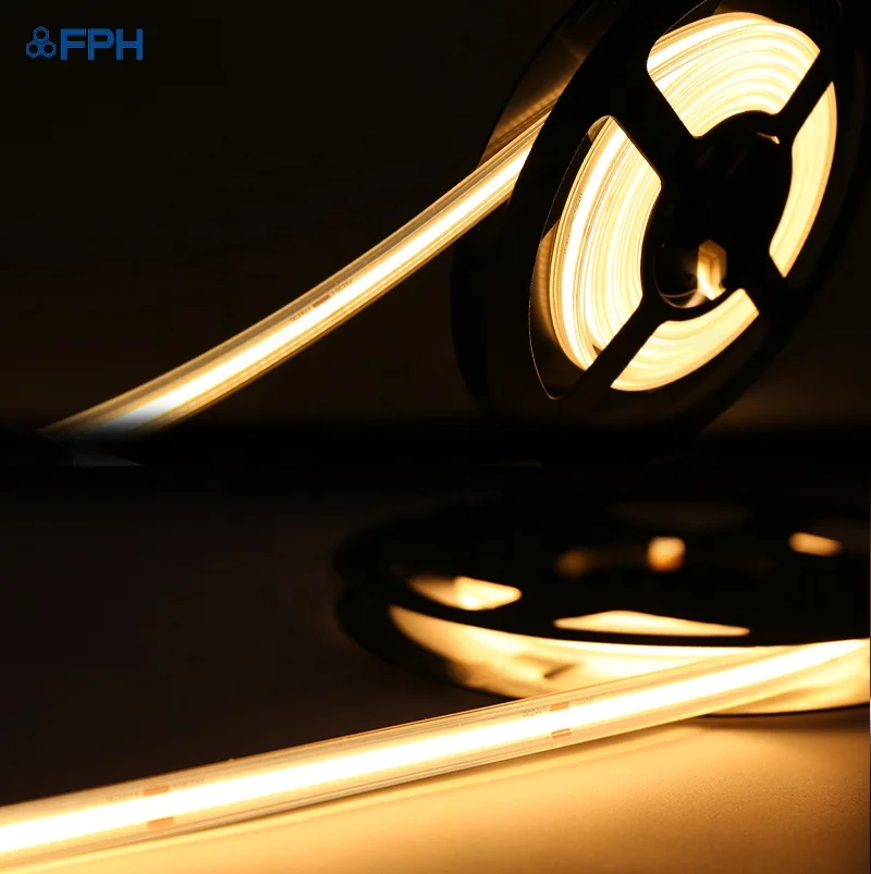 High CRI 80/90/95 LED Light Strip Flexible Dimmable 12V 24V 48V COB SMD Strip Light