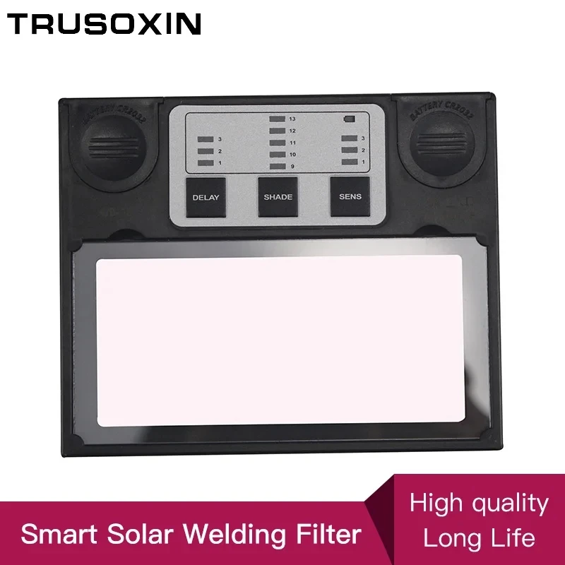 True Color Battery Solar Automatic Dimming TIG MIG MMA MAG KR KC New Smart Button Wireless Welding Cap