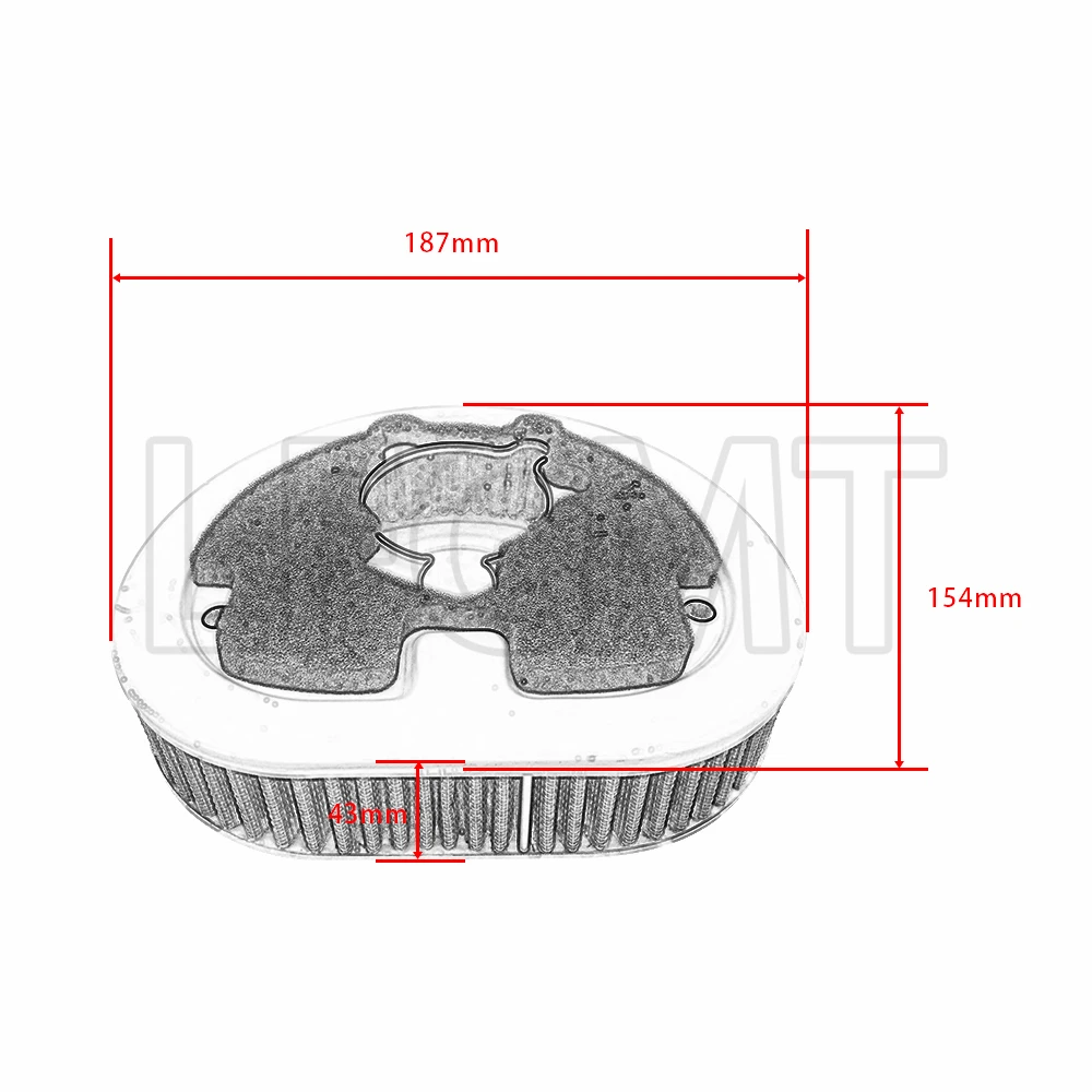 Fit for Harley Road King  29259-93 HD-1390 Glide Sport Ultra Classic 82 Motorcycle Parts Air Intake Filter Cartridge 1990-1998