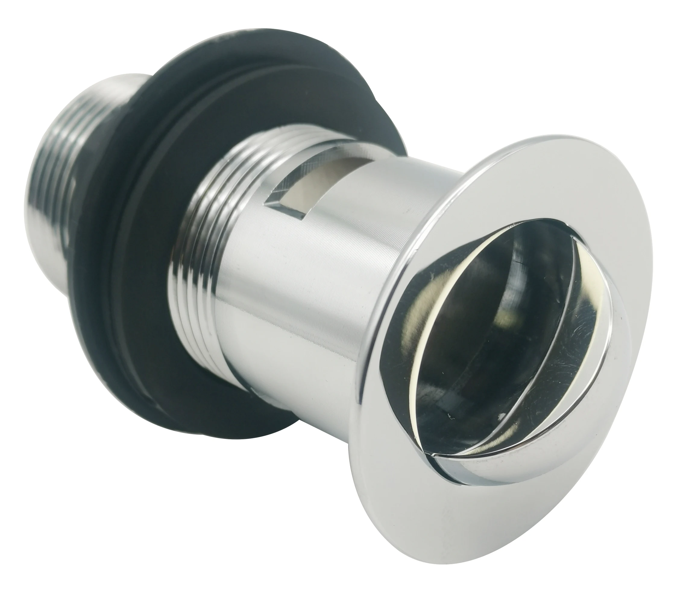 Chrome UK Design Brass Rotating Sink Drainer   Pop Up Waste Basin Stopper Strainer Drains