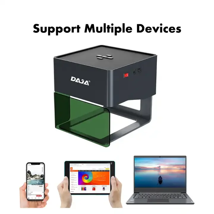 DAJA DJ6 APP Control 3W Home Use DIY Hot Laser Engraver Small Portable Mini Logo Machine Fibre Engraving Machines