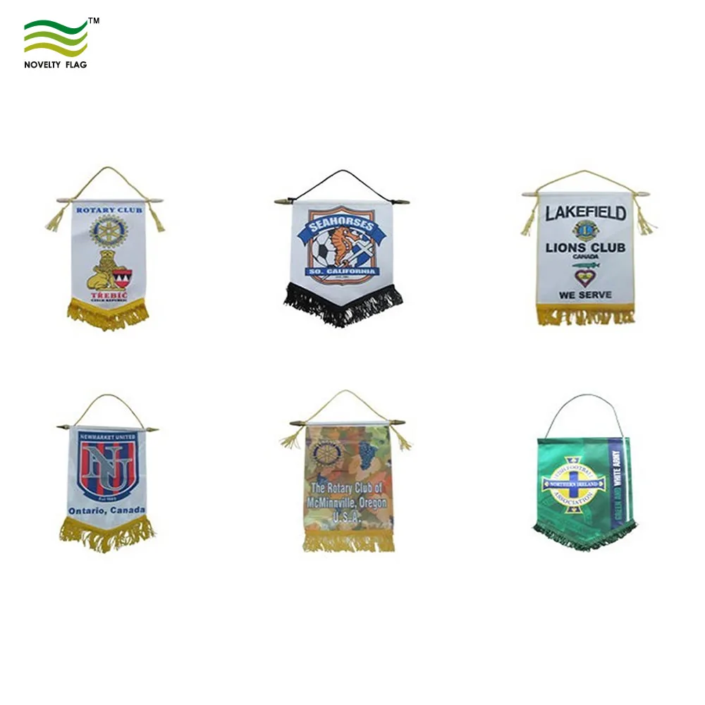 High Quality Custom Sports Podium Flags  Football Pennants