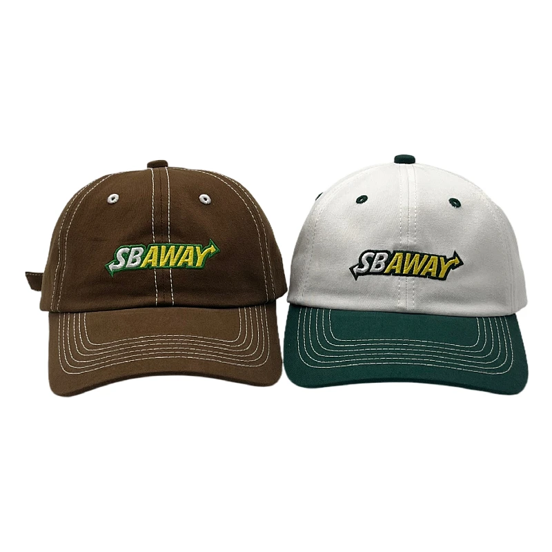 custom embroidery logo soft top brushed organic cotton bulk 6 panel sports golf 2 tone unstructured baseball dad hat cap