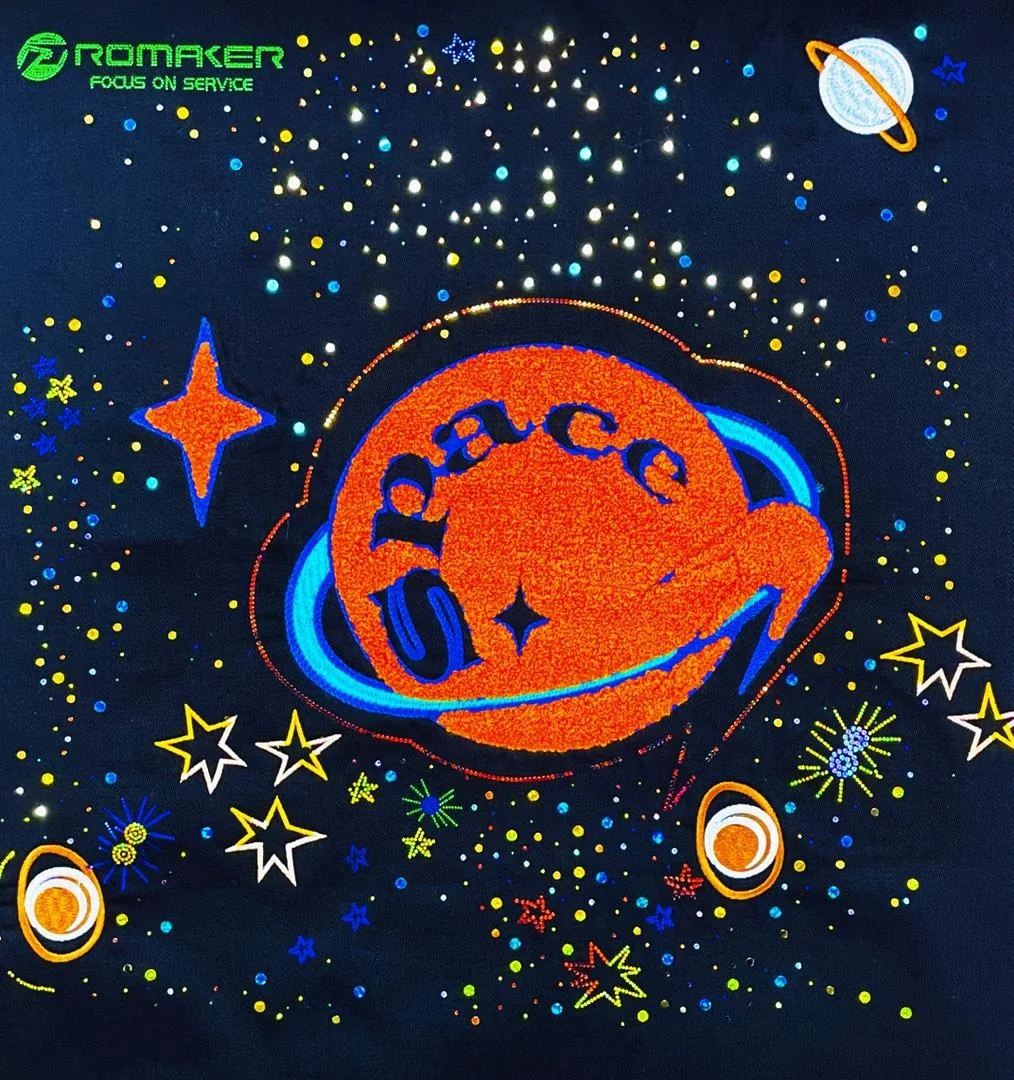 computerized single head chenille heads chain stich textile machinery janome embroidery machine for sale