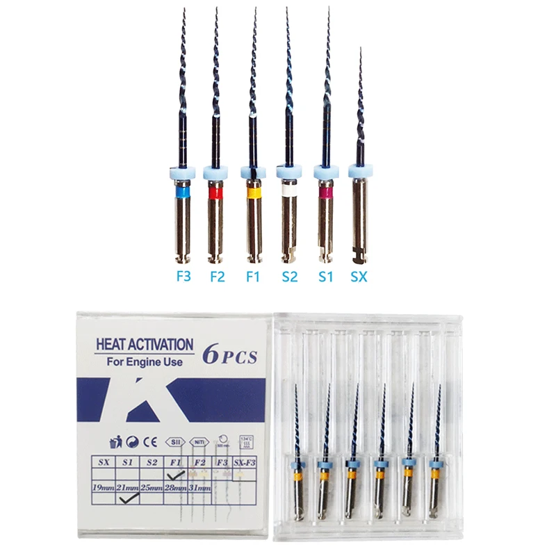 Heat Activation niti rotary dental file dental material endo files rotary root canal