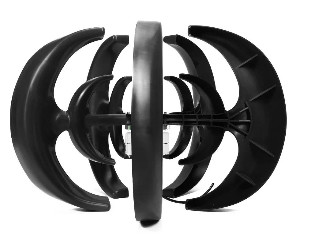 500w Vertical Wind Turbine Generator 5 Blade Motor 12V 24V Home Wind Turbine Generator