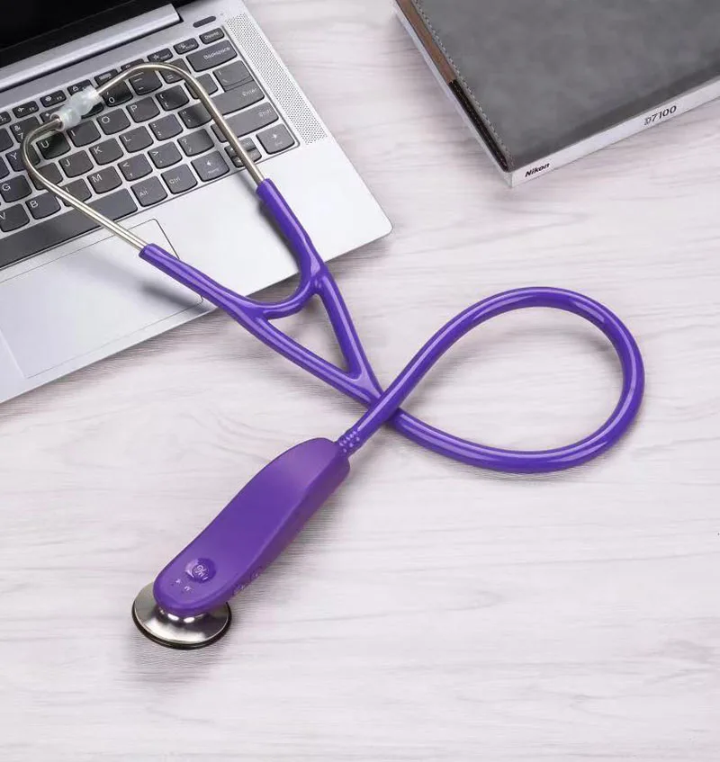 SZMIQU новый дизайн больничный врач двойная головка Электрический стетоскоп OEM кардиология цифровой