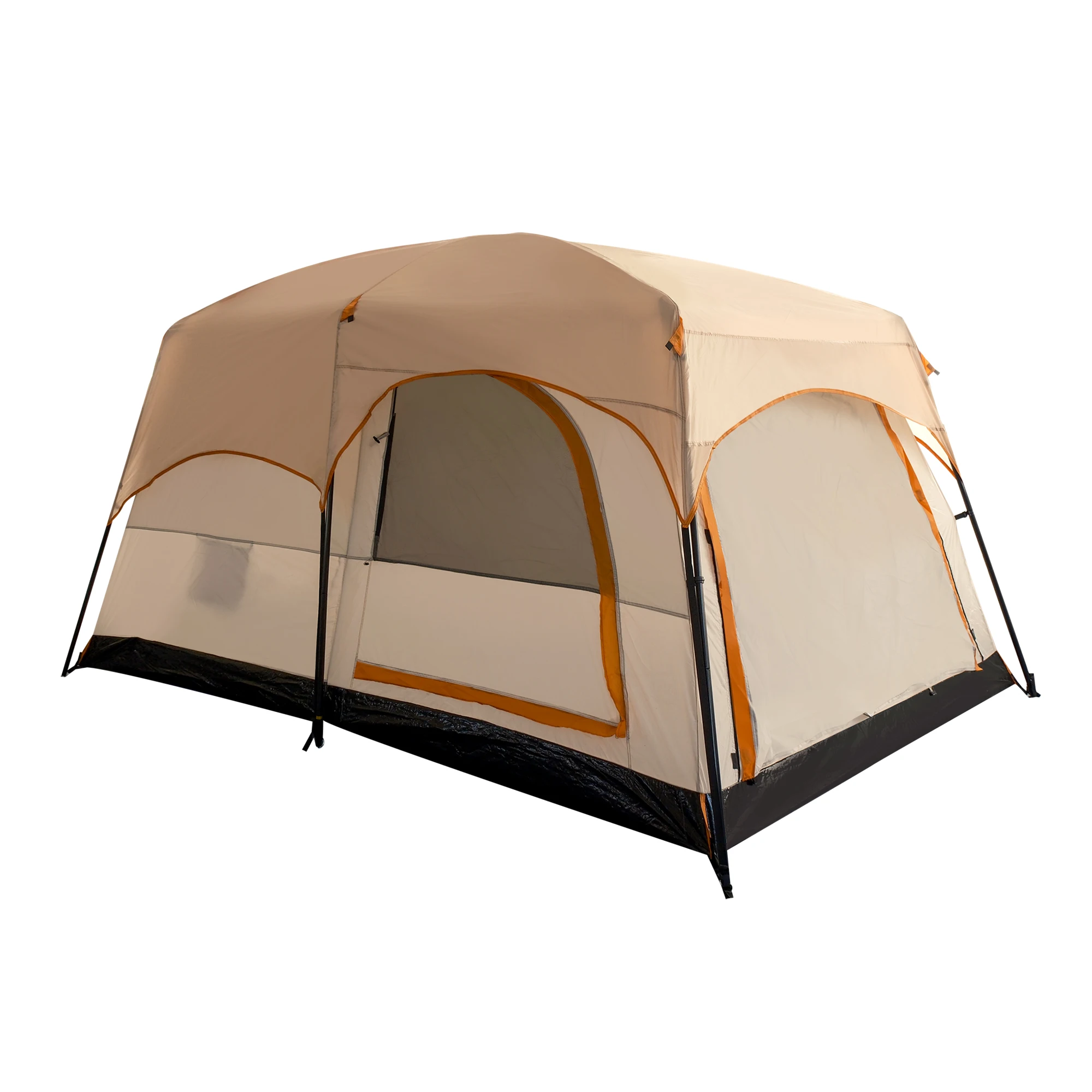 Large camping tent 3 4 person people waterproof double layer  and 1 hall family tents outdoor rainproof tent