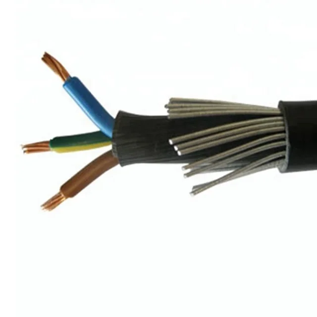  LV 0 6/1KV AWG BS стандартный алюминиевый сердечник PE изолированный концентрический нейтральный кабель с курткой из сшитого полиэтилена используемой для