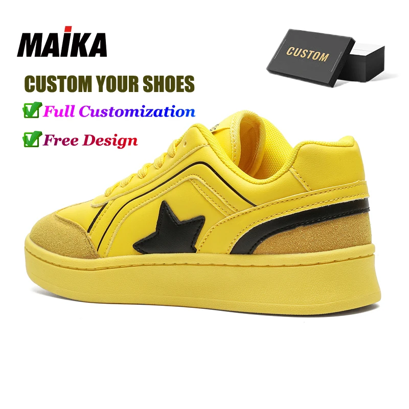 Design Men Blank Skateboard Basketball Custom Low High Cut Casual Suede Upper Sneakers Shoes Fully Customizable Shoes For Women