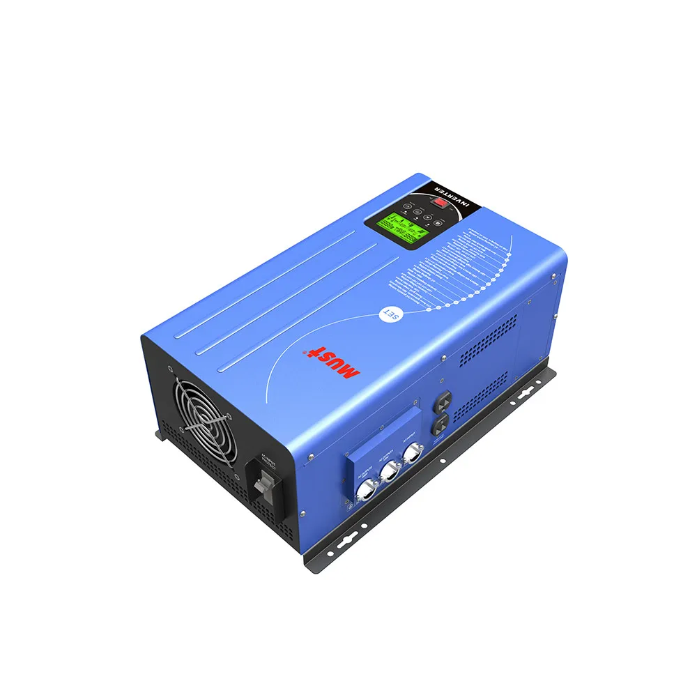 MUST Factory Directly Low Frequency Split Phase hybrid Solar Inverter Charger 5KW