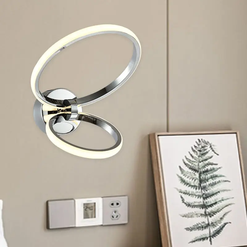 HUAYI Guangdong Wholesale Nordic Indoor Bedroom Living Room Minimalist Corner Standing Modern LED Floor Lamp