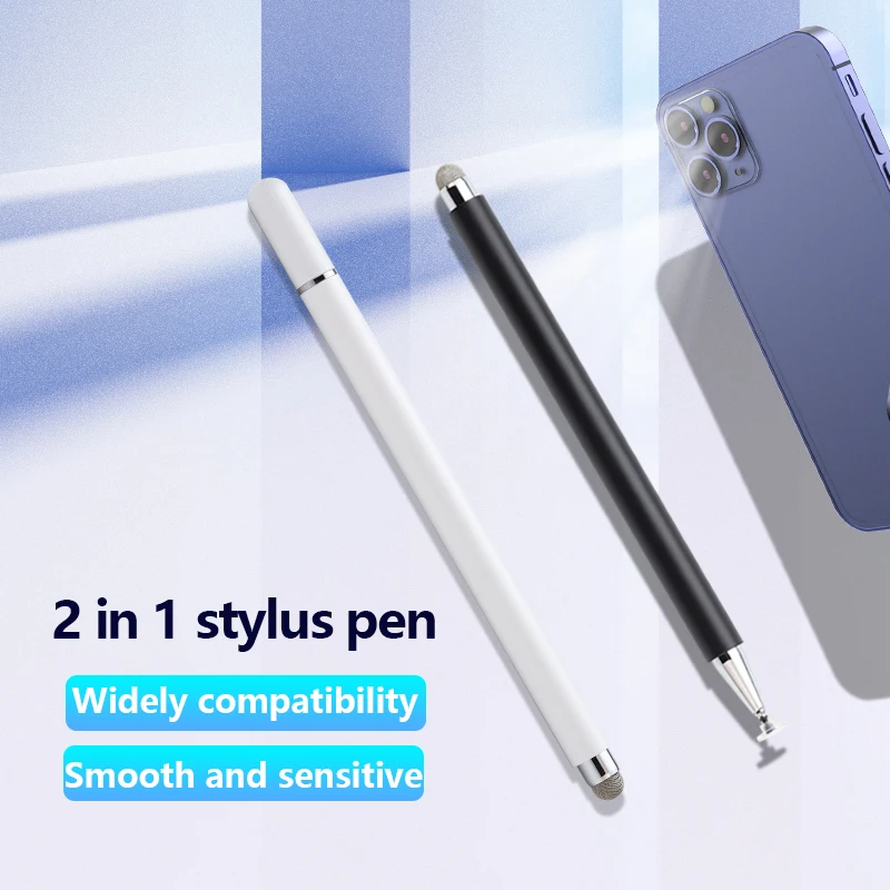 2022 new arrivals 2 in 1 touch pen stylus pen touch screen magnetic cap capacitive pen for ipad for iphone