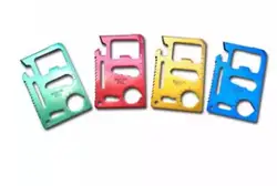 wholesale personalized logo colorful survival tool card ,credit card multi tool