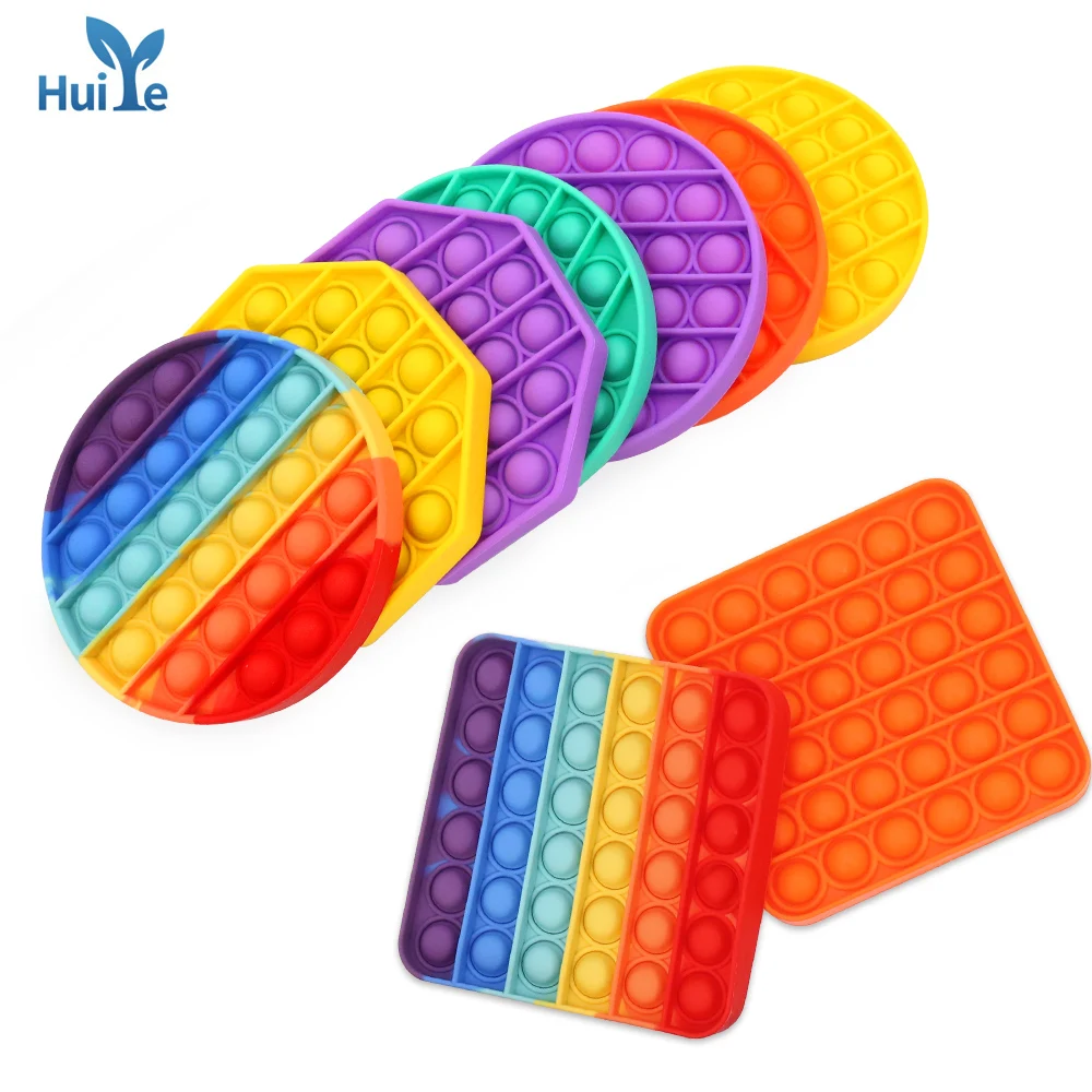 
Huiye kids bubble sensory fidget toy hand push pop het bubble fidget zintuiglijke speelgoed fidget toy set kids 