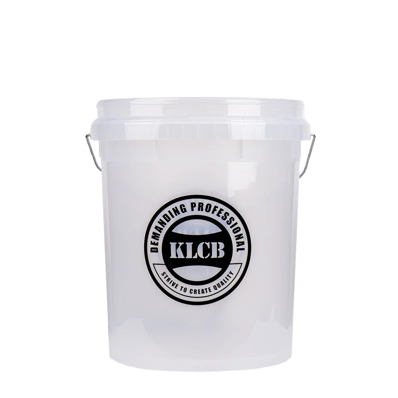 KLCB Car detailing tools Car care Clear Transparent Car Wash Bucket 20L